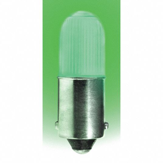 BA9S Led Lamp Green 24V AC/DC