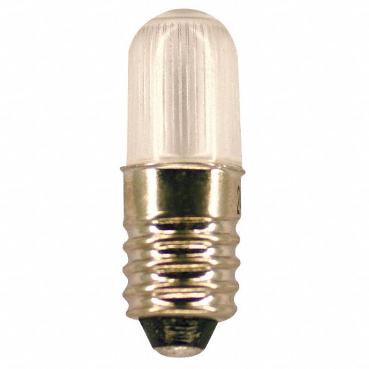 LUMAPRO Miniature LED Lamp, T31/4, Miniature Screw (E10), Lumens 3