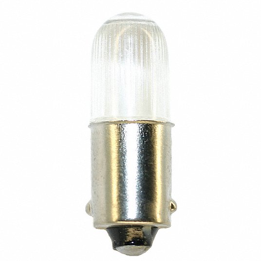 T3 1/4 LED Light Bulb Miniature Automotive Bayonet Base Hi-Efficiency Green 28V 