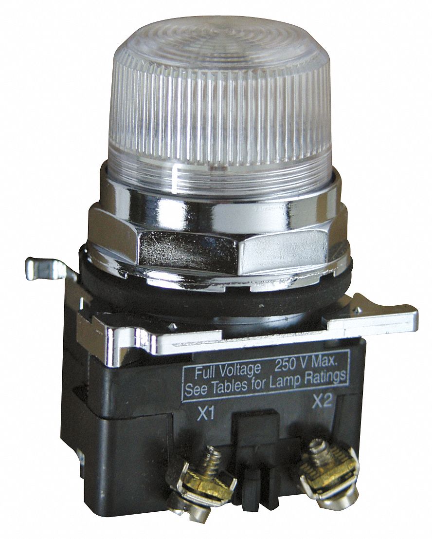 EATON Pilot Light Complete, 30 mm, 120V AC Voltage, Lamp Type