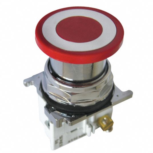 Emergency Power Off Push Button, 2-7/8 D