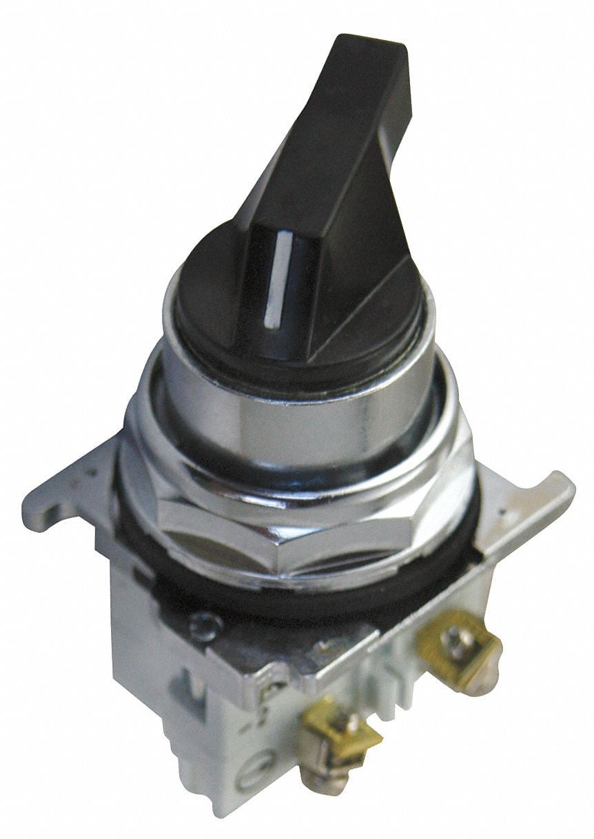 Non-Illuminated Selector Switch, Size: 30mm, Position: 2, Action: Maintained / Maintained