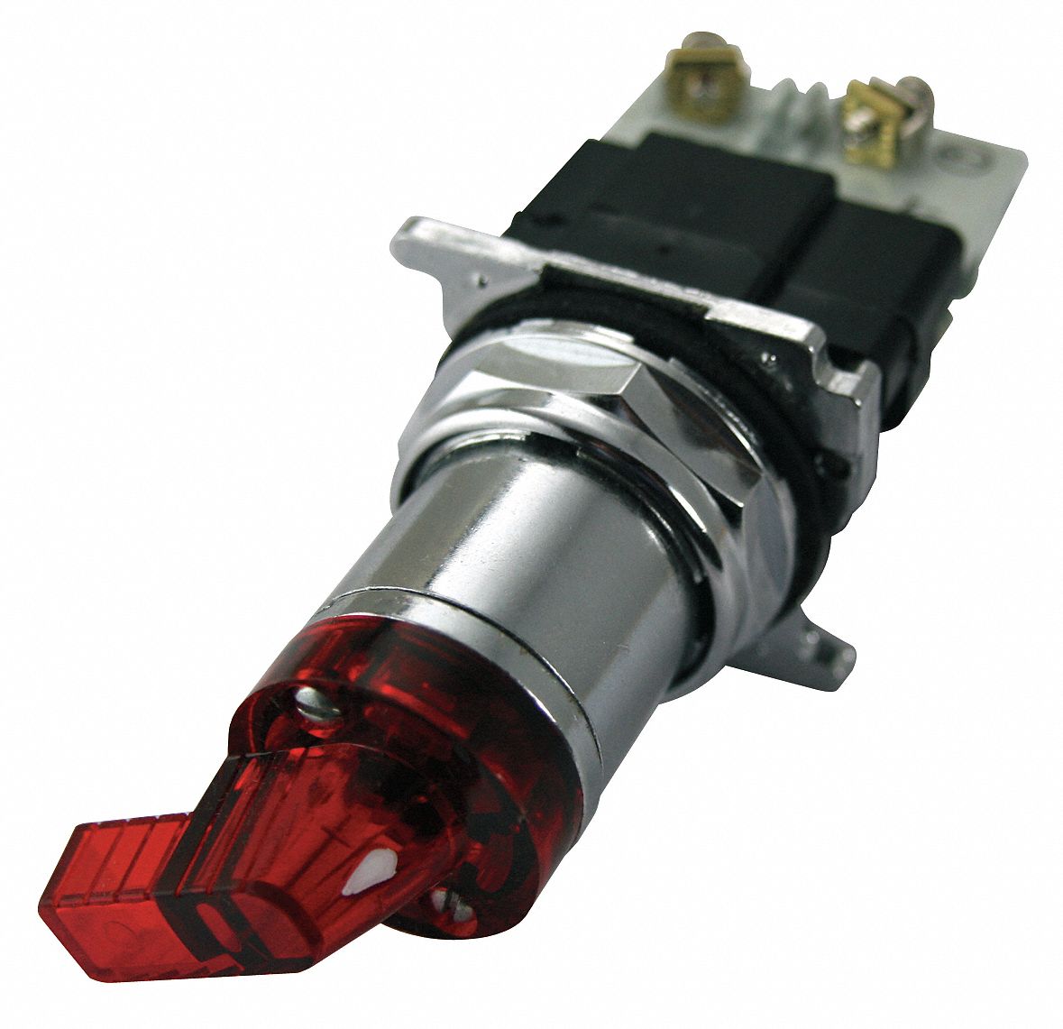 30mm Illuminated Selector Switch, Maintained / Maintained Action, 1NO/1NC Contact Form
