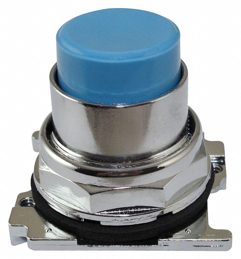 39P907 - H4398 Non-Illum Push Button Operator 30mm Blue