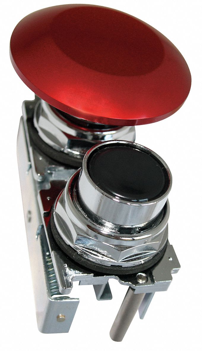 PendantPushButton, Blk, Rd, NonIllum, 30mm