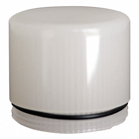 EATON 30 mm Plastic Push Button Cap, Illuminated, White 39P970