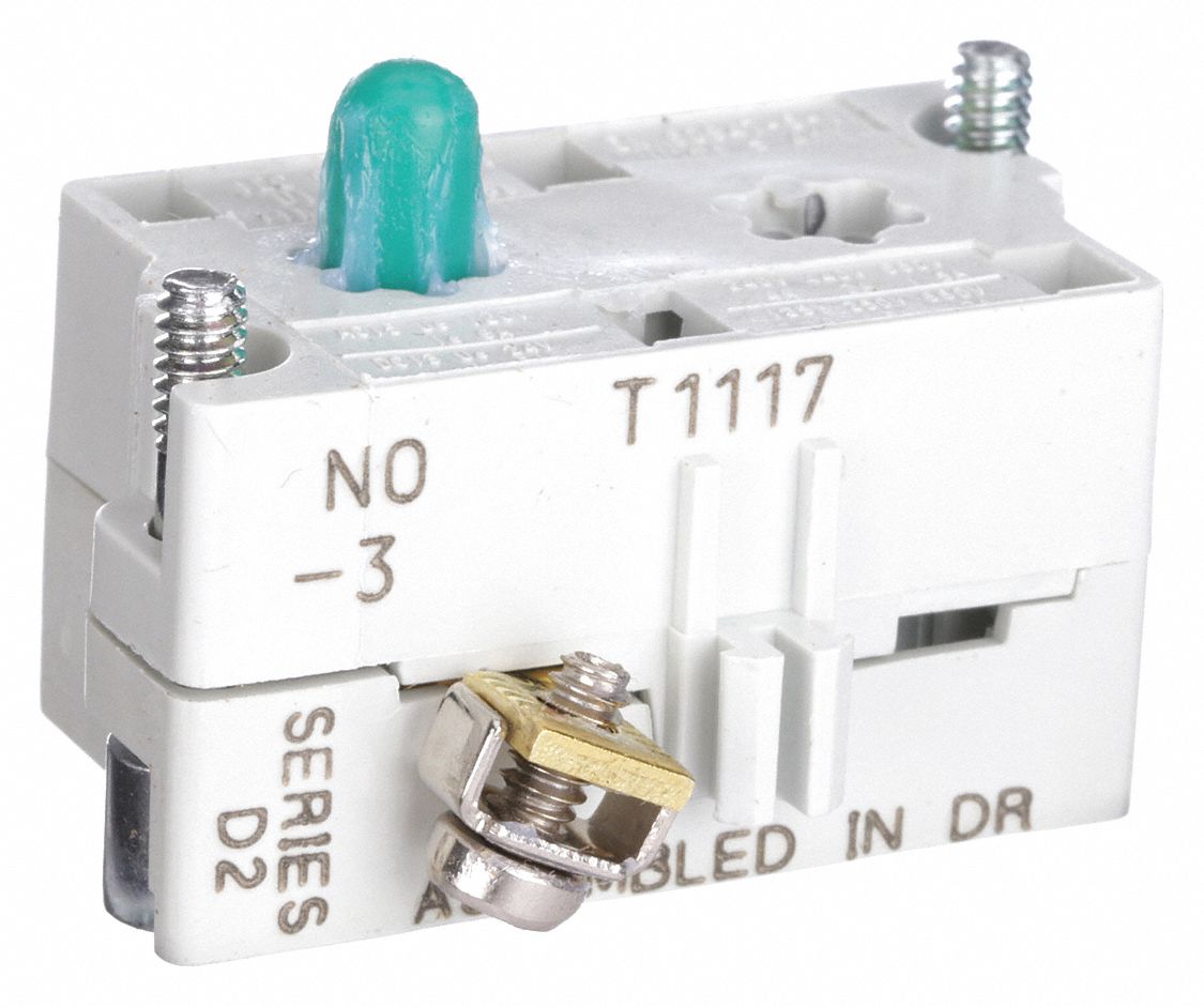 Contact Block: 30 mm Panel Mounting Size, 1NO, Momentary, 10250T/E34 Series
