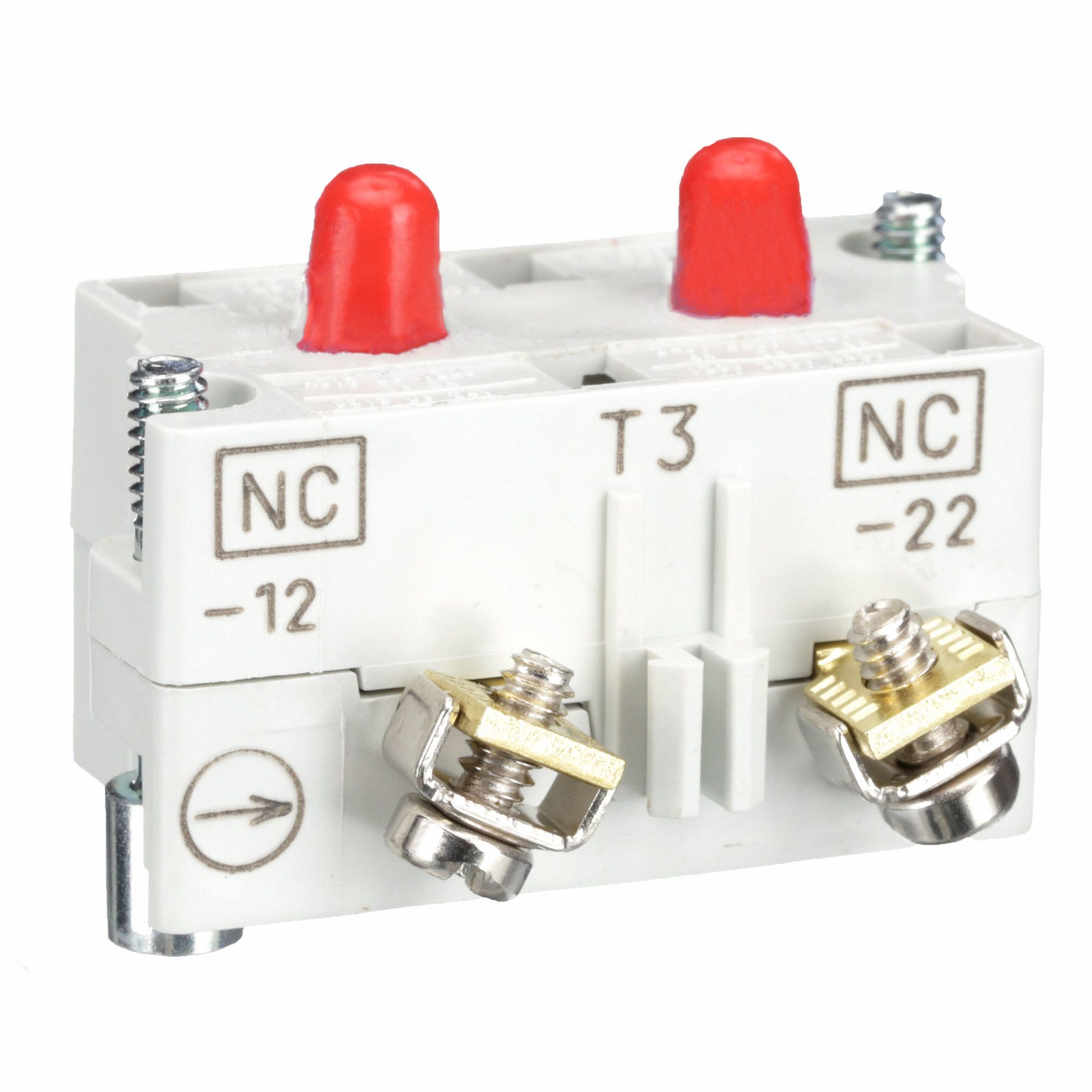 EATON Contact Block, 30 mm, 2NC Contact Form, 10A 660V AC/DC Contact Rating 39R02610250T3