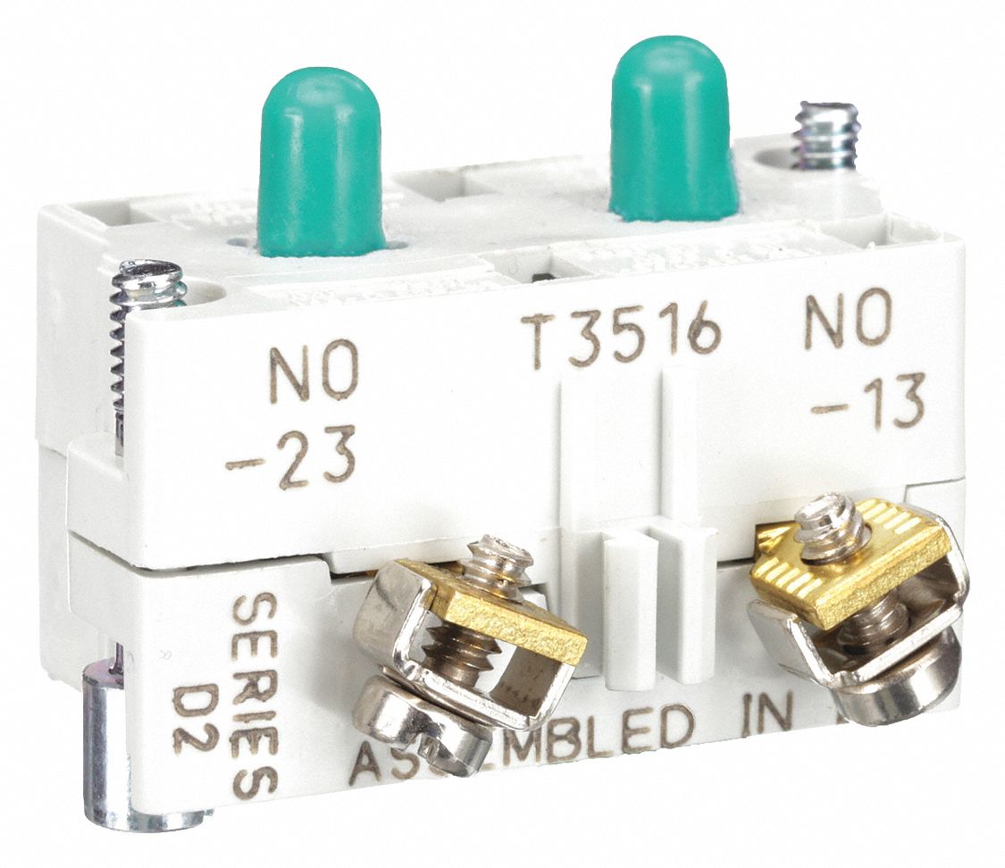 Contact Block: 30 mm Panel Mounting Size, 2NO, Momentary, 10250T/E34 Series