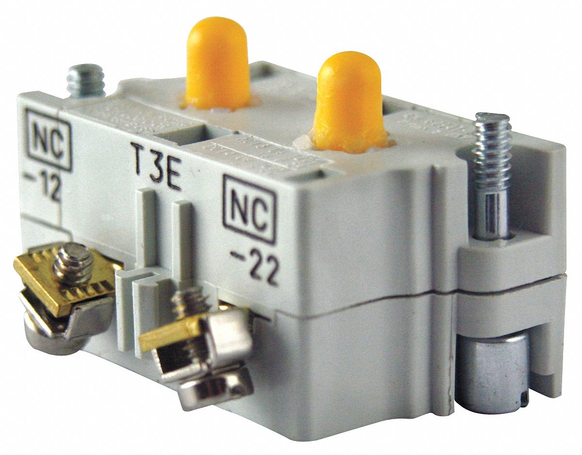 Contact Block: 30 mm Panel Mounting Size, 2NO, Momentary, 10250T/E34 Series