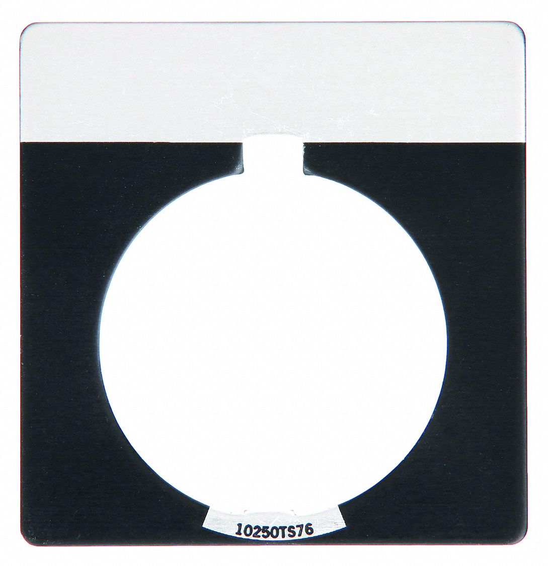 Legend Plate: 30 mm Panel Mounting Size, Rectangular, 5 in Overall Ht x 4 in Overall Wd