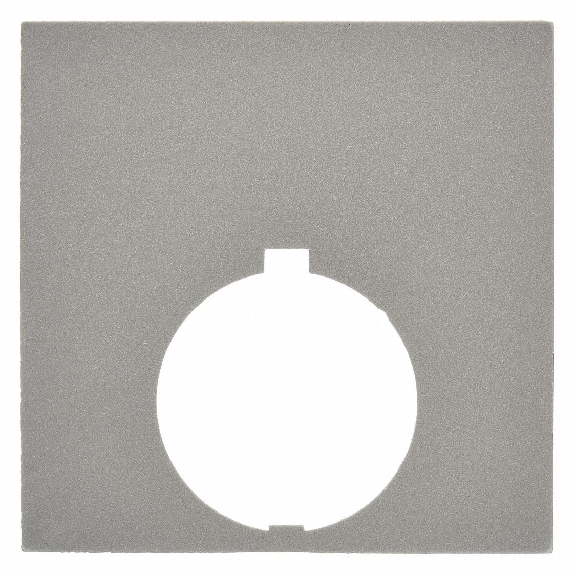 Legend Plate: 30 mm Panel Mounting Size, Square, 2 5/16 in Overall Ht x 2 5/16 in Overall Wd