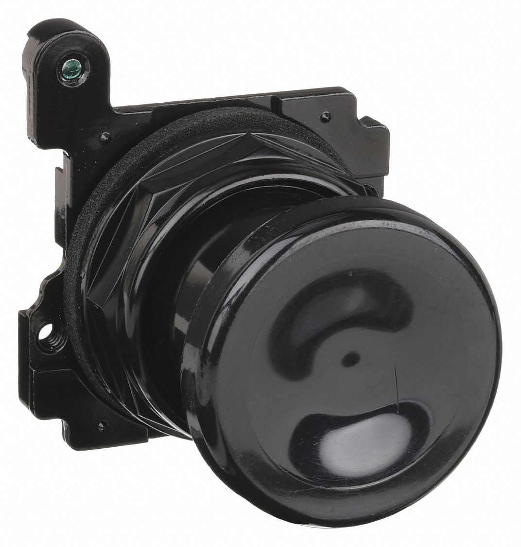 Mushroom Head Push Button: 30 mm, Non-Metallic, Momentary