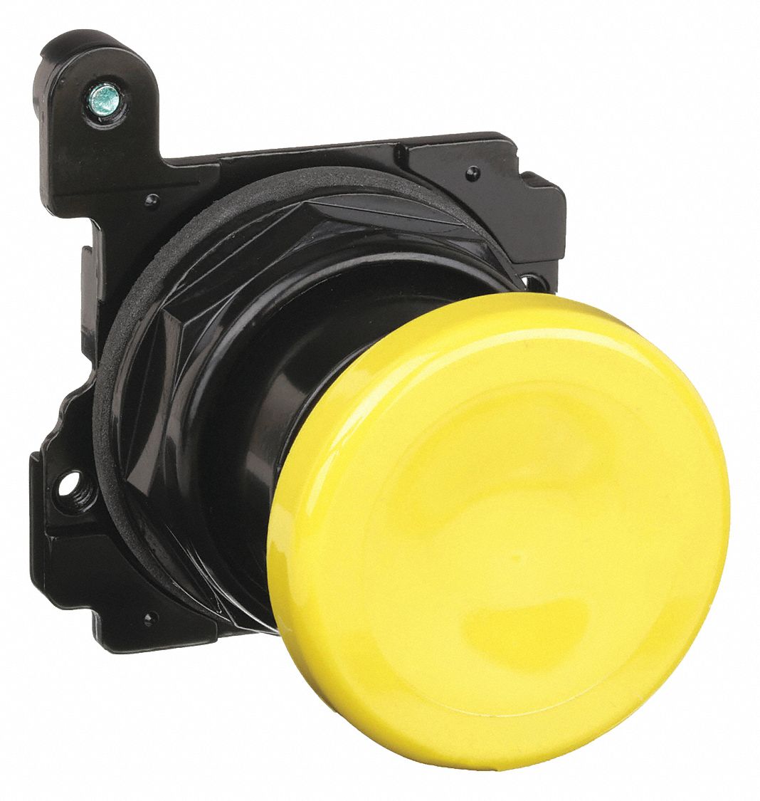 Mushroom Head Push Button: 30 mm, Non-Metallic, Momentary