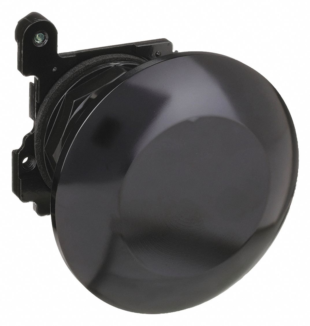 Mushroom Head Push Button: 30 mm, Metallic, Momentary