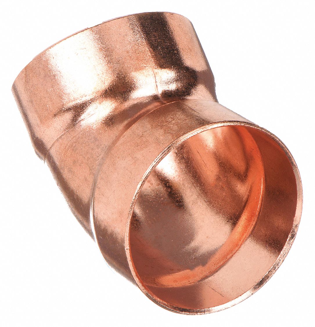 DWV ELBOW: WROT COPPER, CUP X CUP, 1½ IN X 1½ IN COPPER TUBE SIZE, CUP