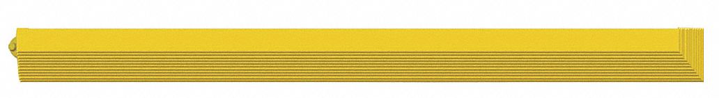Rubber Border,Yellow,3 In x 3 ft. 3 In