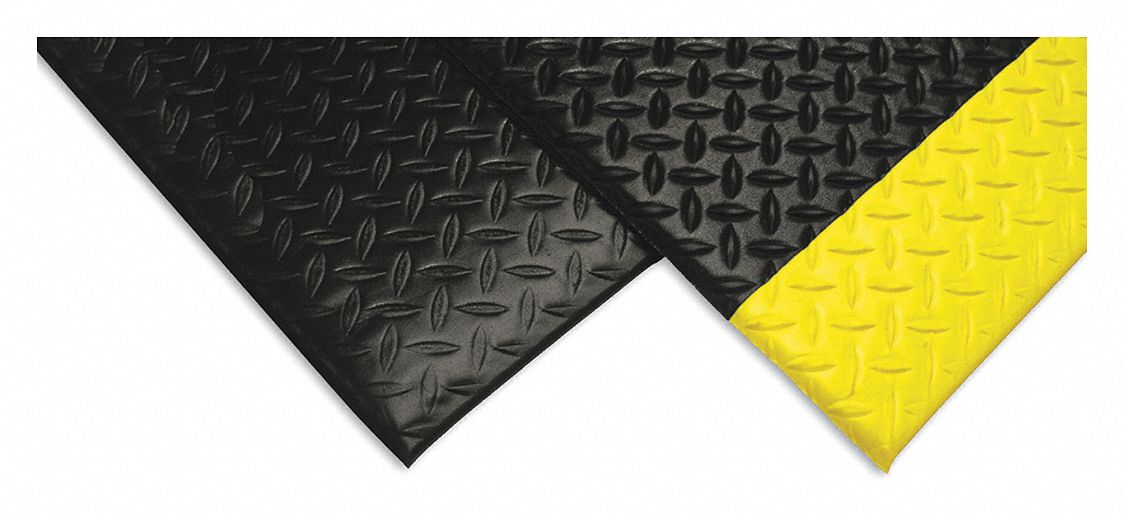 Anti-Fatigue Mats-Industrial-Duty-2' x 3', 9/16, Blk, w/ Yellow Safety  Stripe, NSN 7220-01-582-6231 - The ArmyProperty Store
