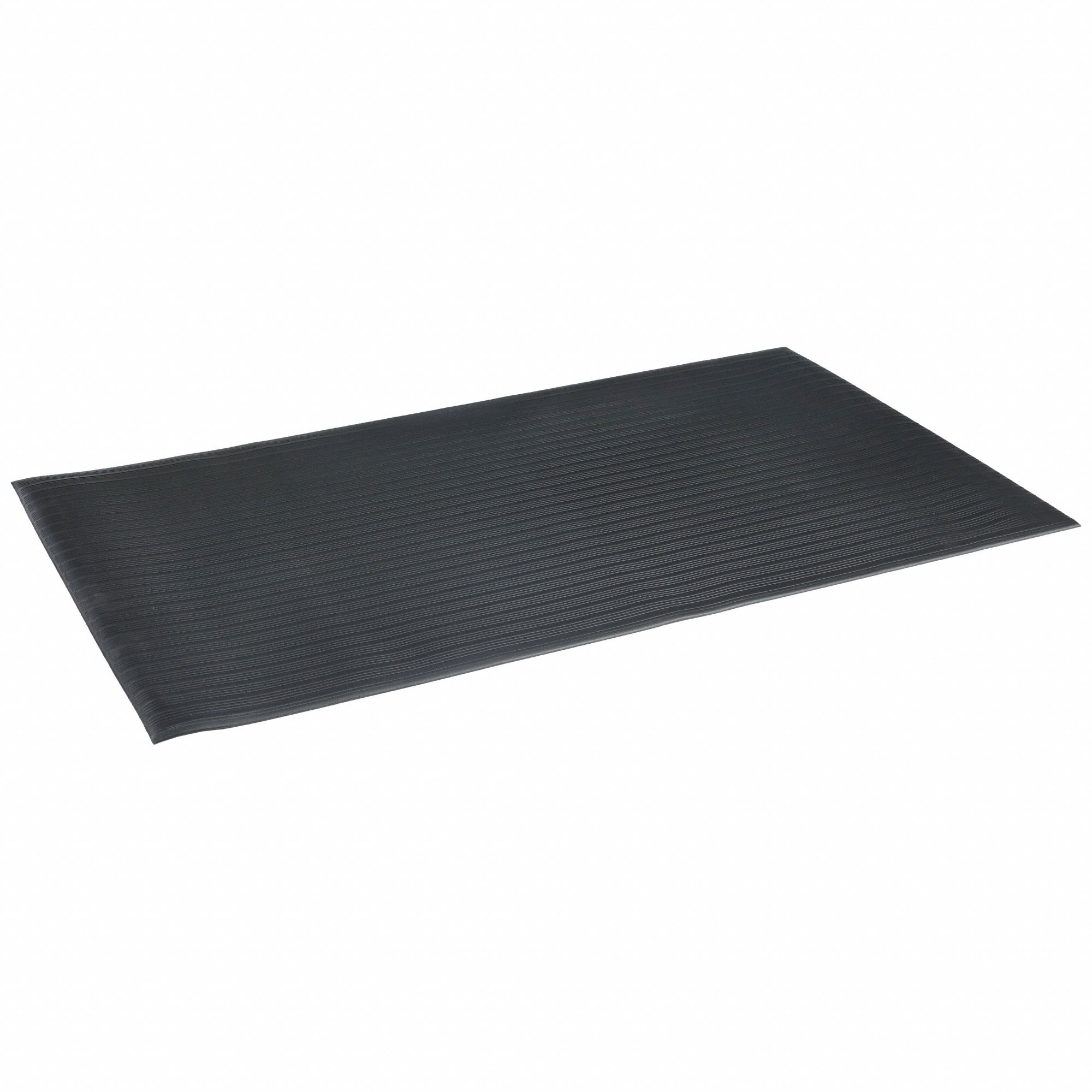 Crown Ribbed Vinyl Anti Fatigue Mat 2 x 3 Black - Office Depot