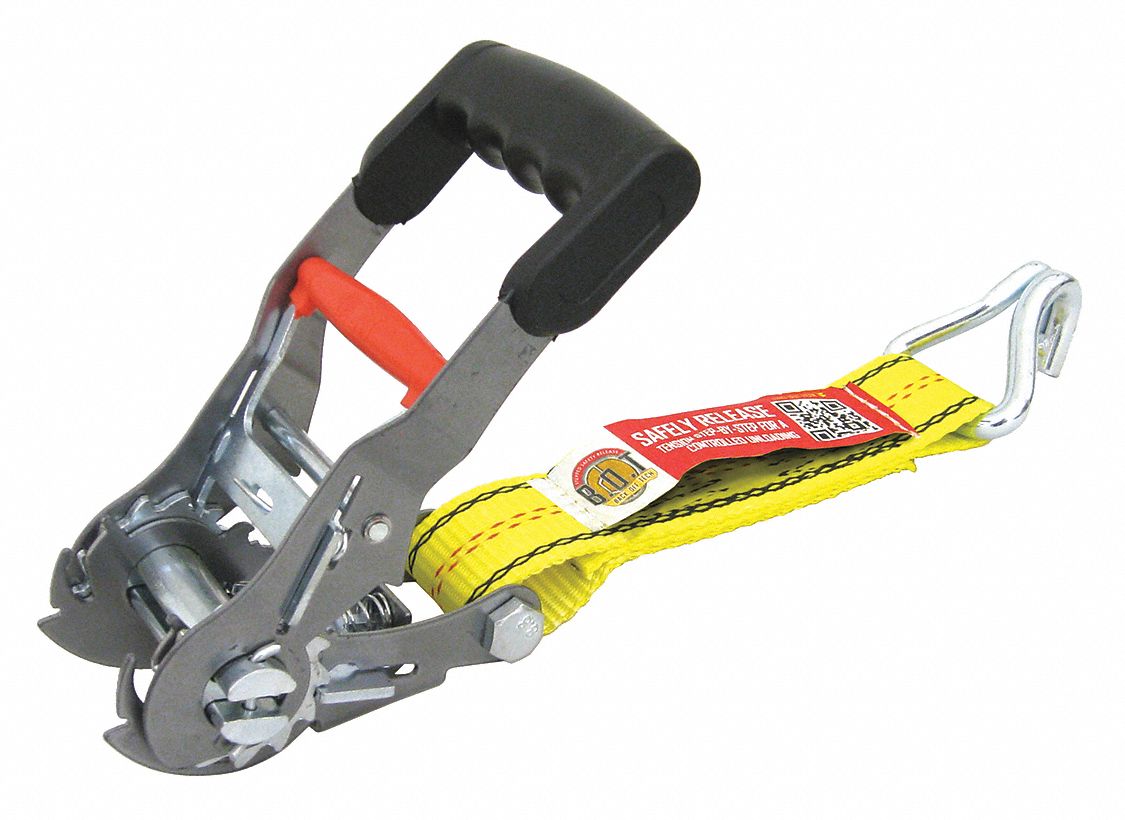 27 ft Cargo Tie Down Lg, 2 in Cargo Tie Down Wd, Tie Down Strap