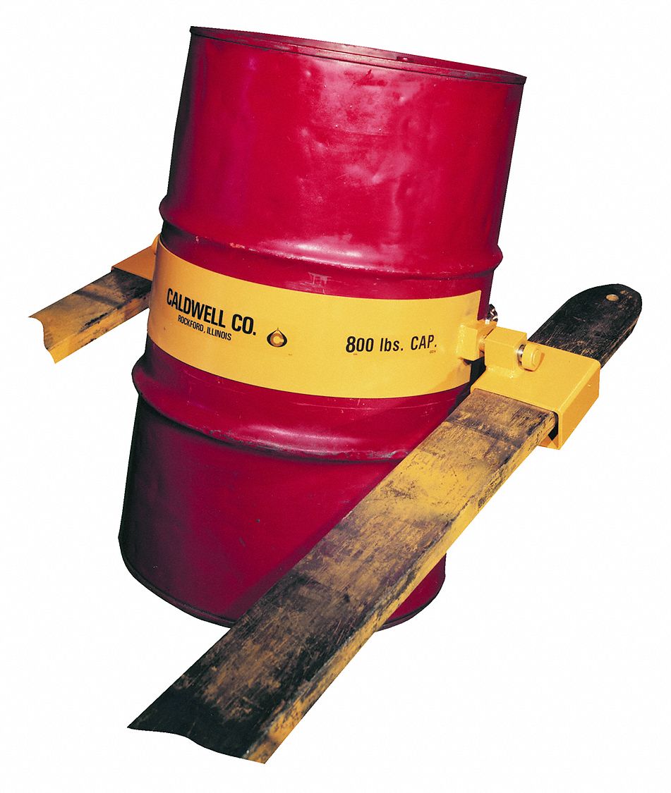 CALDWELL, 1,000 lb Load Capacity, Steel, Drum Lifter 39RK24FDD1055