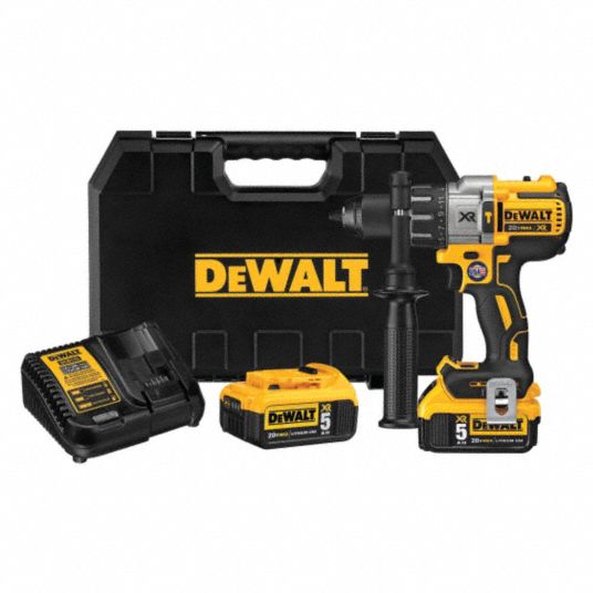 DEWALT 20V Premium Cordless Hammer Drill Kit 39RV78 DCD996P2 Grainger