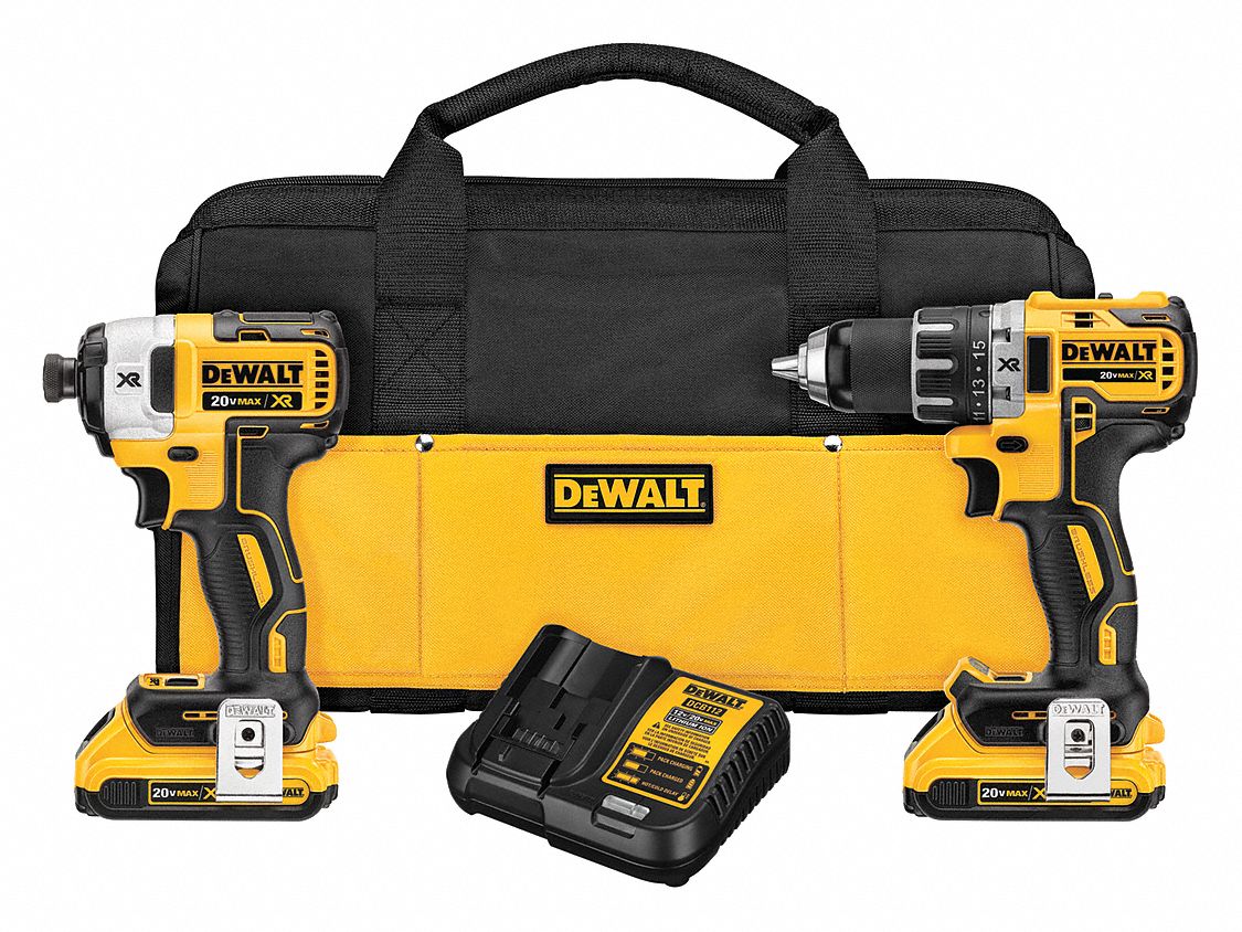 DEWALT 20 V Volt 2 Tools Cordless Combination Kit 39RV89