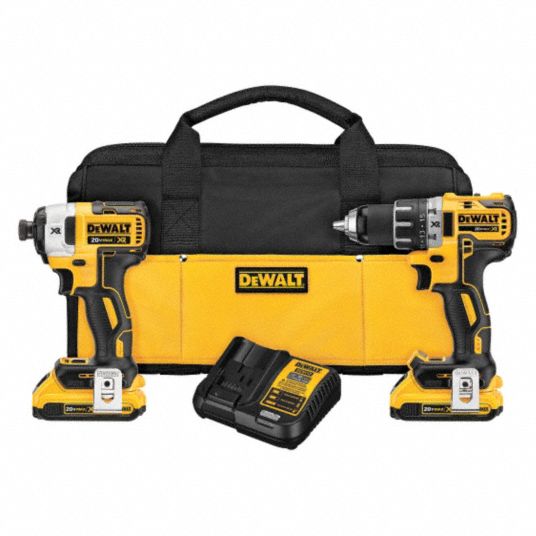 Assimilate er mere end Hr DEWALT, 20V DC Volt, 2 Tools, Cordless Combination Kit - 39RV89|DCK283D2 -  Grainger