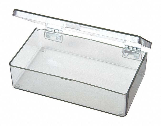 FLAMBEAU STORAGE BOX,CLEAR,CELLULOSE PROPIONATE - Small Parts