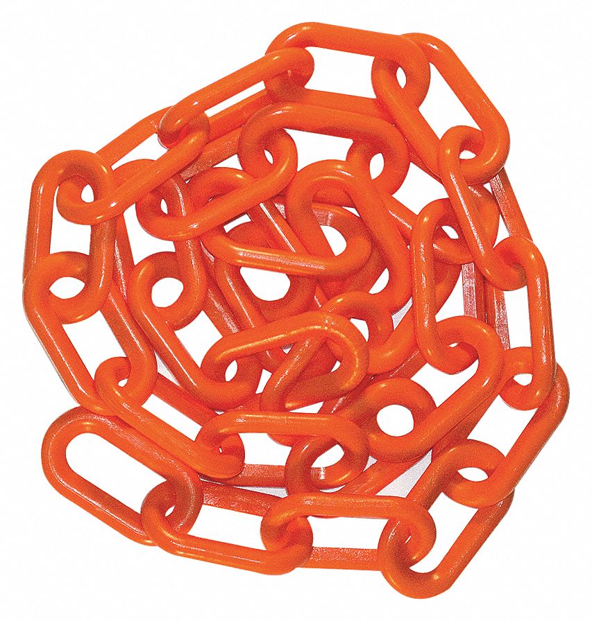 2PO CHAINE PLASTIQUE ORANGE 100PI