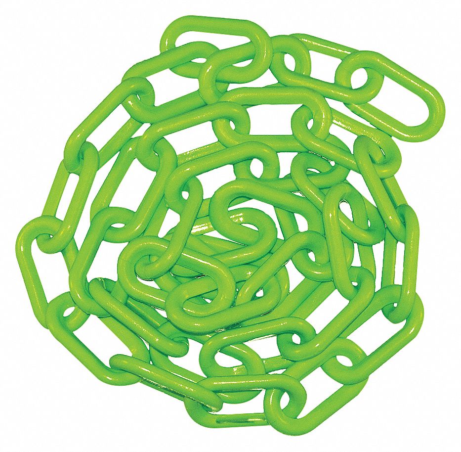 2PO CHAINE PLASTIQUE VERTE 50PI