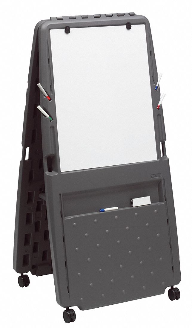 39T704 - Dry Erase Board 34 x33 Mobile/Casters