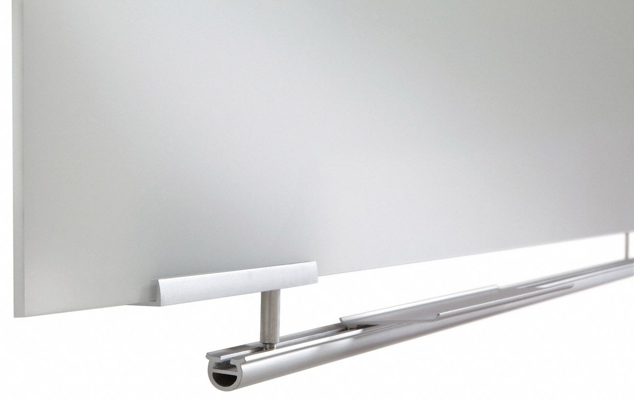 ICEBERG Dry Erase Board Wall Mounted, 36 in Dry Erase Ht, 60 in Dry