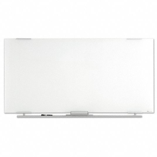 ICEBERG Dry Erase Board Wall Mounted, 36 in Dry Erase Ht, 60 in Dry
