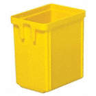 Bin Cup,5-3/8x7-1/4x8-3/10,Yellow