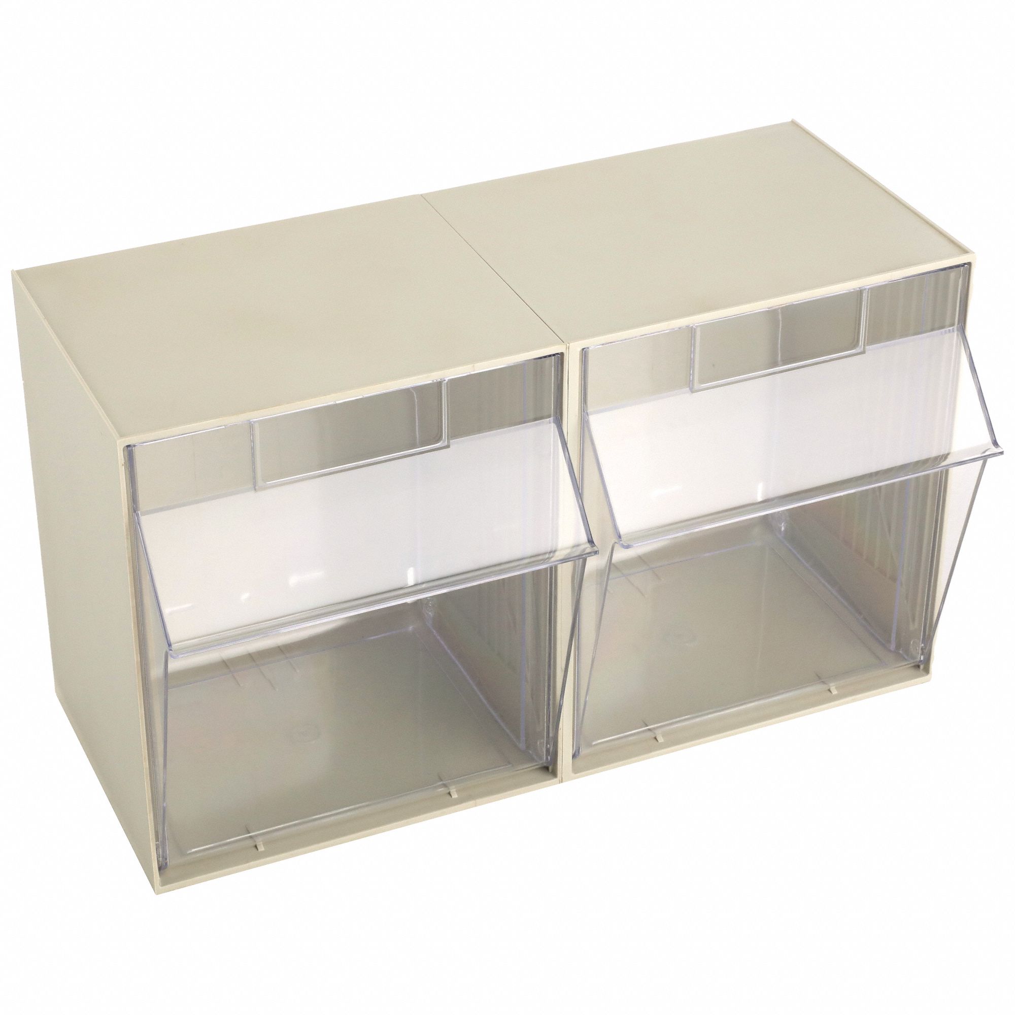 TIP-OUT BIN, 12⅜ IN X 23⅝ IN X 14 IN, FRAME/FREESTANDING/PANEL/RAIL/WALL, BEIGE
