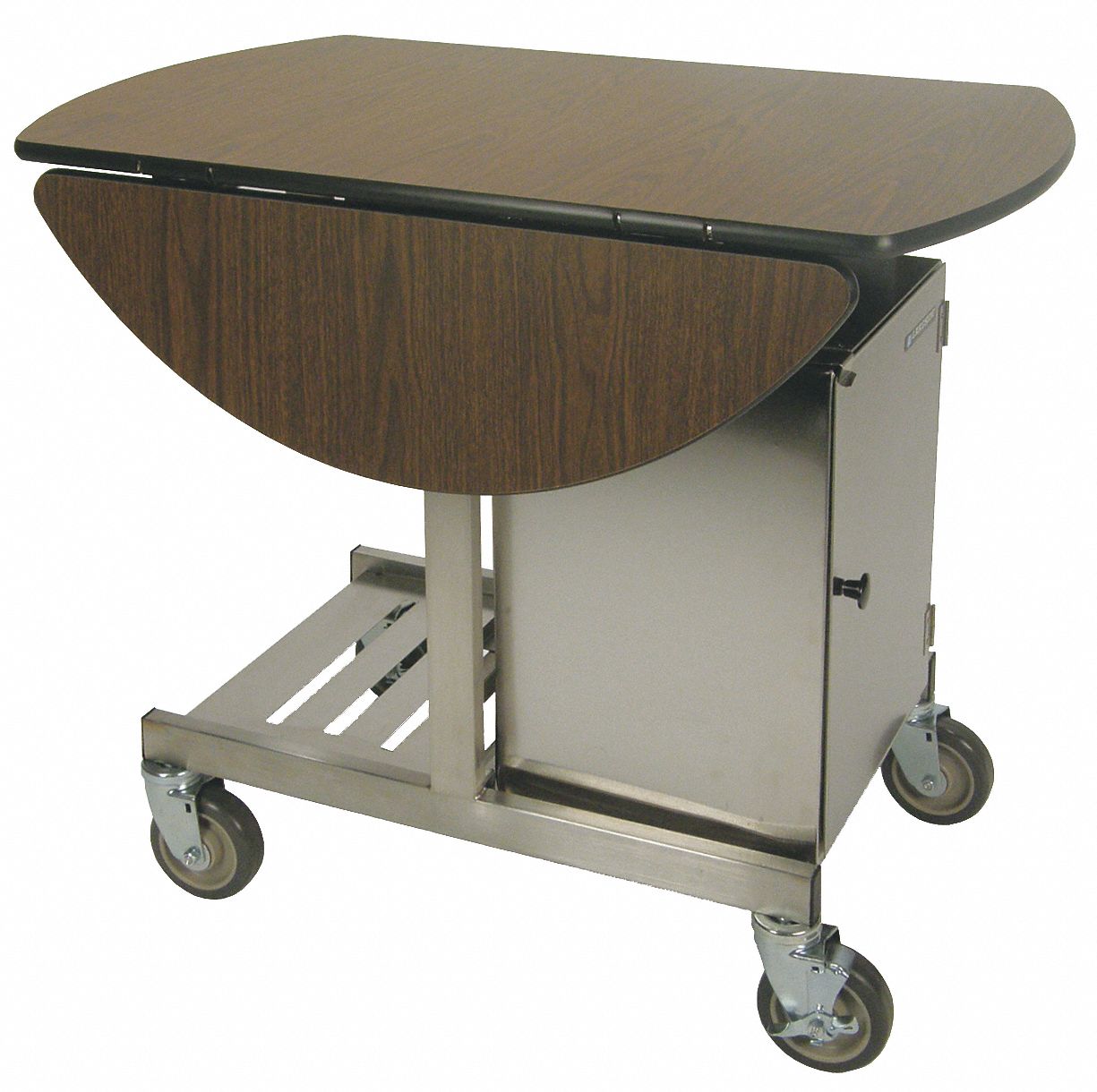 39T788 - Tri-Fold Room Service Table Oval 36 In