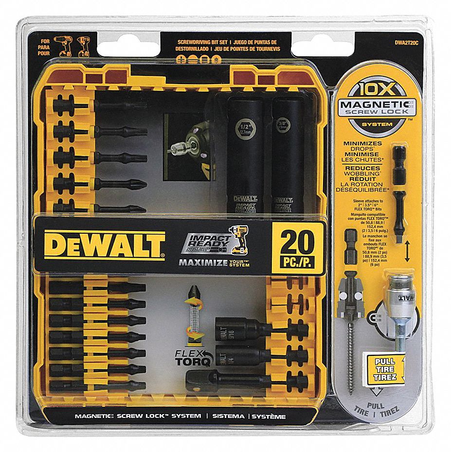 Ensemble d'embouts de tournevis de DEWALT