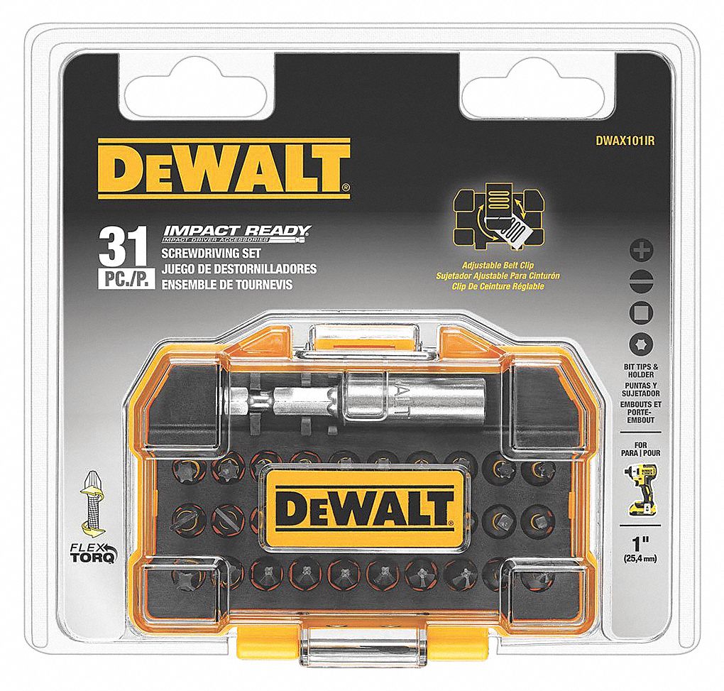 DEWALT FLEXTORQ® IMPACT SCREWDRIVING BITS