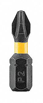 BIT 1IN PHILLIPS NO1 FLEX TORQ 2PK