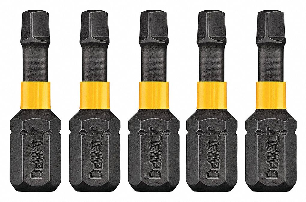 INSERT BIT, SQUARE RECESS, FLEXTORQ, 1 IN, TIP SIZE #3, PK 2