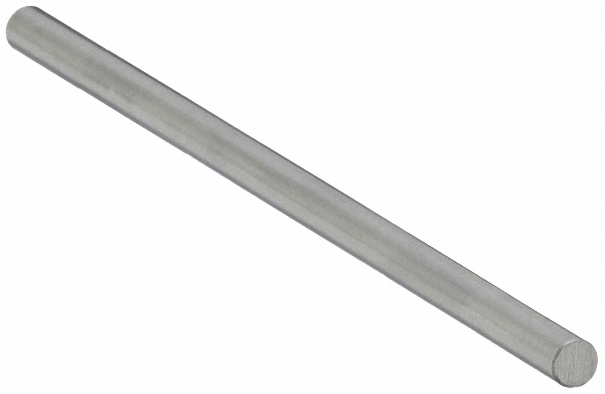 Class ZZ No-Go Pin Gauge: 0.0860 in Dia, 0.00020 in Tolerance, Steel, Uncoated Steel