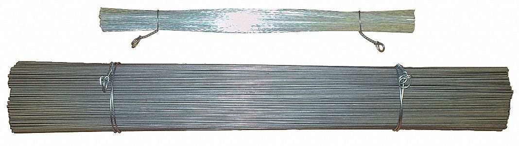 Straight Tie Wires, 31 inch, 0.062 in. Gauge Galv Steel (1000)