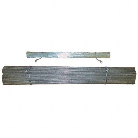 Straight Tie Wires, 31 inch, 0.062 in. Gauge Galv Steel (1000)