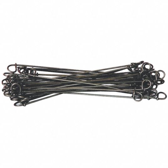 Wire Ties, Bare Wire, Double Loop Ties - 39UK42