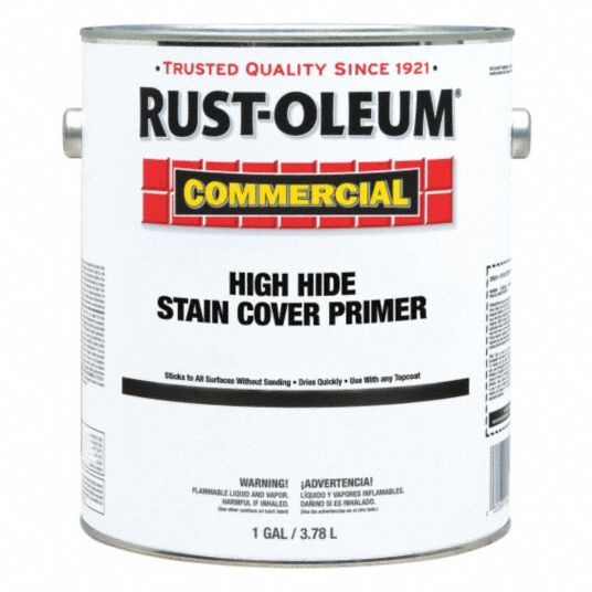 RUSTOLEUM, Exterior/Interior, White, Primer 39UL71302140 Grainger