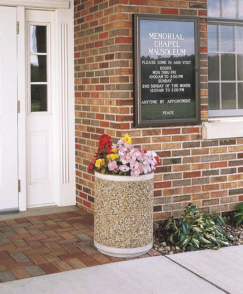 Planter, Round, 18in.Lx18in.Wx24in.H