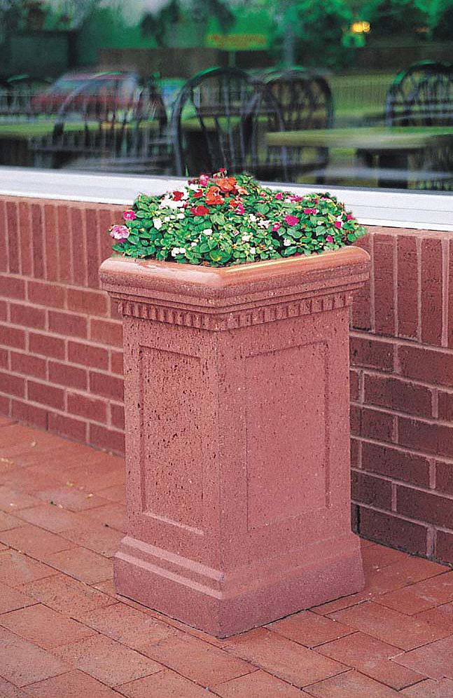 Planter, Square, 14in.Lx14in.Wx24in.H