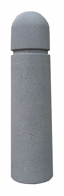 Bollard, Round, 14in.Lx14in.Wx52-1/2in.H