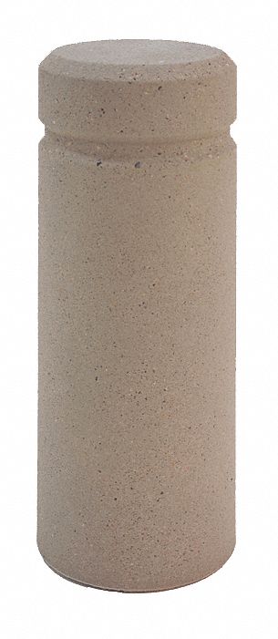 Bollard, Round, 14in.Lx16in.Wx39in.H